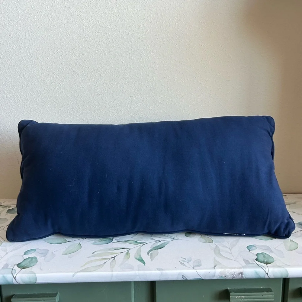 Festive Village Scene Holiday Pillow